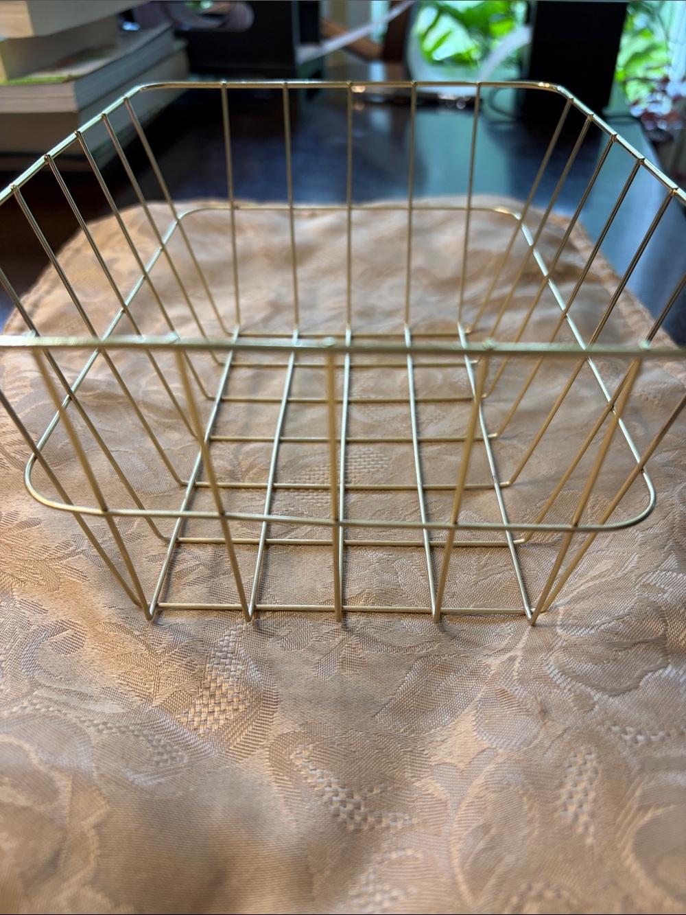 Stanley Gold Wire Grid Basket